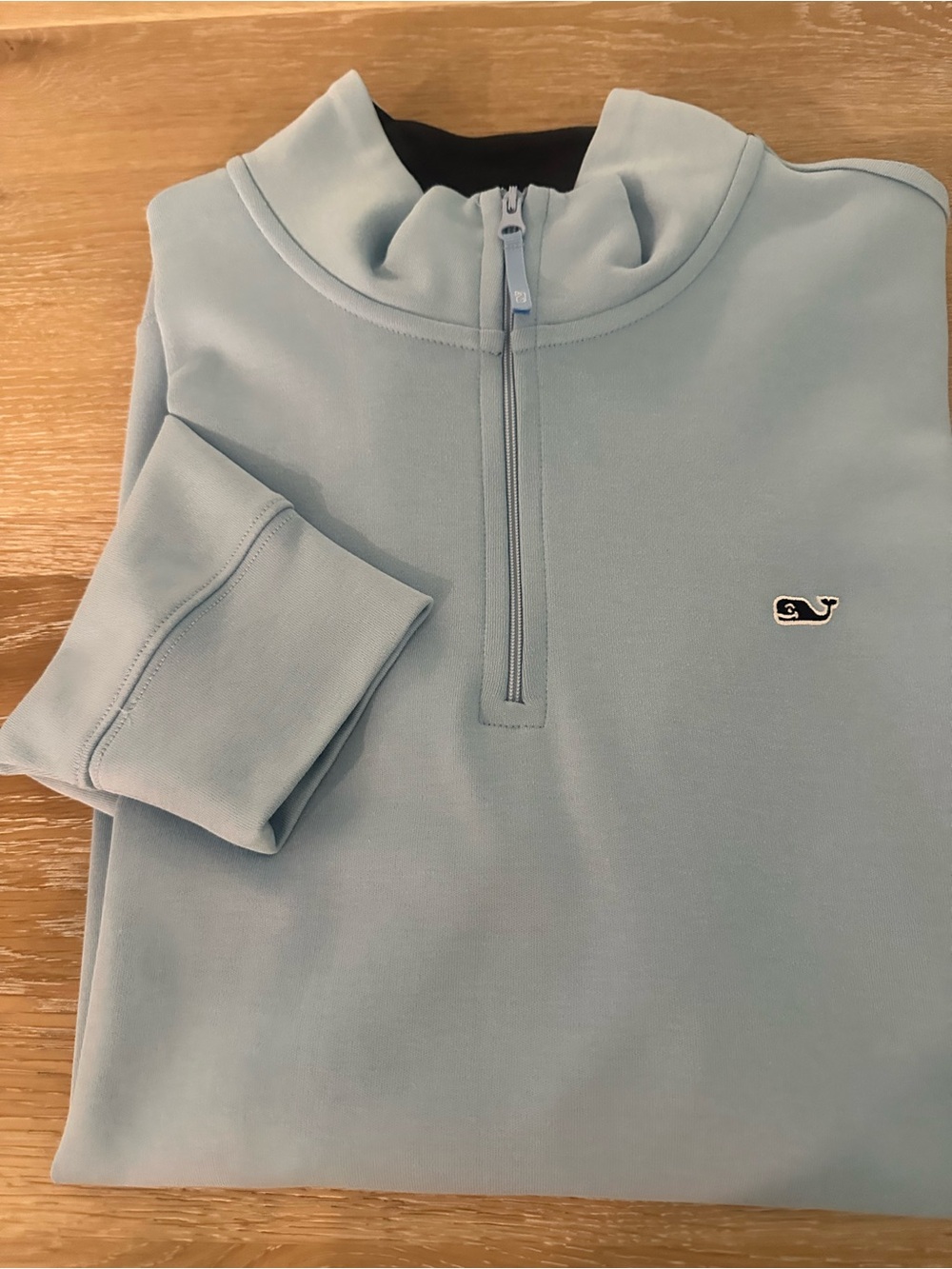 Vineyard Vines Light Blue Quarter-Zip Pullover